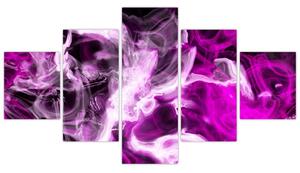Obraz - fialový dym (Obraz 125x70cm)