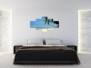 Fotka pláže - obraz (Obraz 125x70cm)