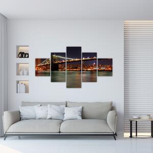 Svetelný most - obraz (Obraz 125x70cm)