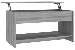 Konferenčný stolík sivý sonoma 102x50x52,5 cm spracované drevo