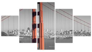 Golden Gate Bridge - obrazy (Obraz 125x70cm)