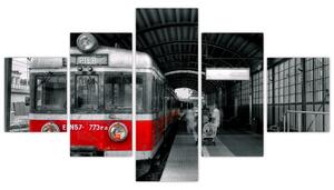 Historický vlak - obraz na stenu (Obraz 125x70cm)