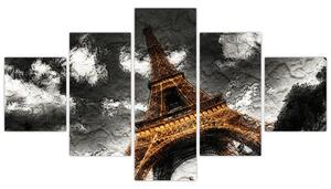 Obraz Eiffelovej veže (Obraz 125x70cm)