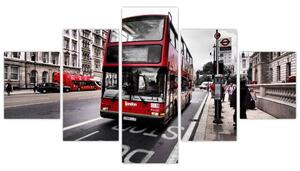 Double-decker v Londýne (Obraz 125x70cm)