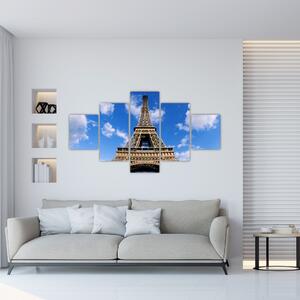 Eiffelova veža - moderný obraz (Obraz 125x70cm)
