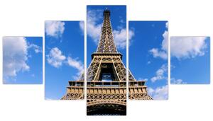 Eiffelova veža - moderný obraz (Obraz 125x70cm)