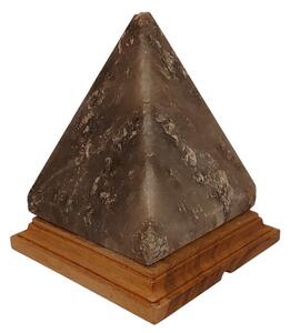Pyramída - sivá soľná lampa 3kg DOBRIO PIRAMG