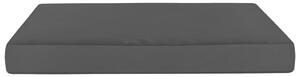 Podložka na paletový nábytok 60x61,5x6 cm, čierna, látka
