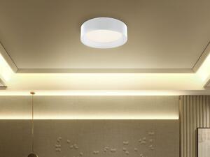Stropné svietidlo biele kovové akrylové integrované LED svetlo okrúhle dekoratívne moderné osvetlenie
