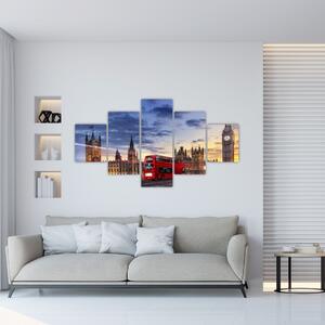 Londýn - moderný obraz (Obraz 125x70cm)