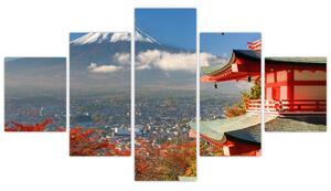 Hora Fuji - moderný obraz (Obraz 125x70cm)