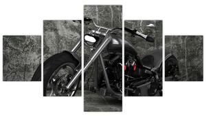 Obrázok motorky - moderný obraz (Obraz 125x70cm)