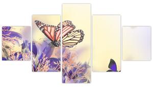 Motýle - obraz (Obraz 125x70cm)