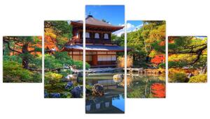 Japonská záhrada - obraz (Obraz 125x70cm)
