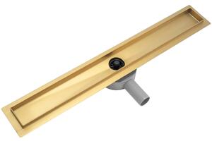 Rea Pro, lineárny odtokový žľab 60cm GREEK, zlatá lesklá, REA-G8027