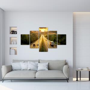 Diaľnica - obraz (Obraz 125x70cm)