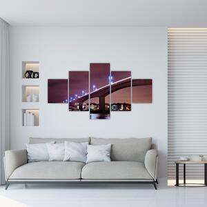 Nočná most - obraz (Obraz 125x70cm)