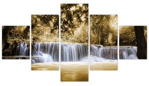 Vodopády - obraz (Obraz 125x70cm)