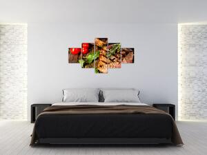 Mäso na gril - obraz (Obraz 125x70cm)