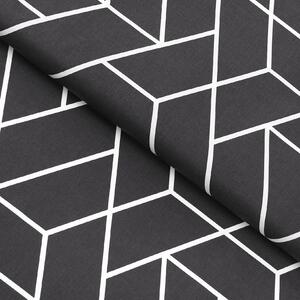 Goldea bavlnené plátno - mozaika na tmavo sivom 160 cm