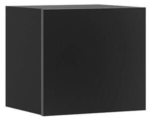 Nástenná polica Calabrini box - čierna