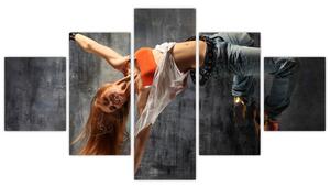 Street Dance tanečnice - obraz (Obraz 125x70cm)