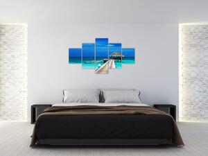 Mólo na mori - obraz (Obraz 125x70cm)