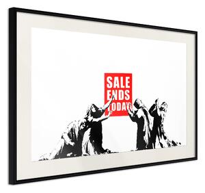 Artgeist Plagát - Sale [Poster] Veľkosť: 30x20, Verzia: Čierny rám s passe-partout