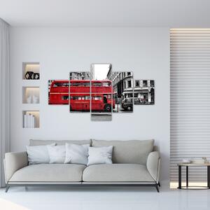 Ulice v Londýne - obraz (Obraz 125x70cm)