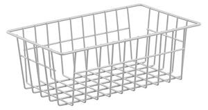 Drôtený kôš KS27 pre policu s hĺbkou 400 mm, 350(v)x200(š)x120(h) mm
