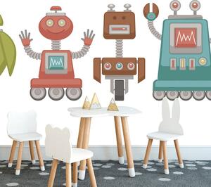 Tapeta rodinka robotov