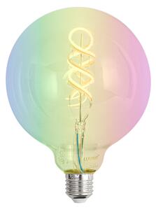 Inteligentné stmievateľné LED žiarovky E27 G125 RGBW 4W 250lm 2700K