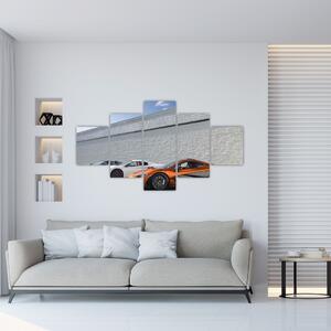 Závodné autá - obraz (Obraz 125x70cm)
