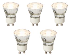 Sada 5 stmievateľných LED žiaroviek GU10 35 mm 4 W 200 lm 2700 K