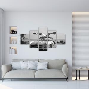 Mercedes-Benz 300SL - moderný obraz (Obraz 125x70cm)