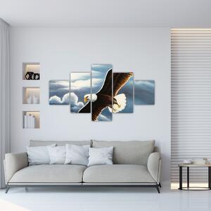 Obraz letiaceho orla (Obraz 125x70cm)