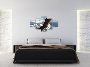 Obraz letiaceho orla (Obraz 125x70cm)
