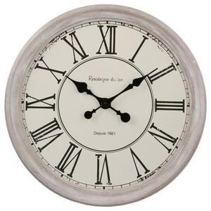 DekorStyle Nástenné hodiny Pavlana 48 cm béžový