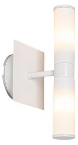 Moderné kúpeľňové nástenné svietidlo biele IP44 2-svetlo - Vaňa