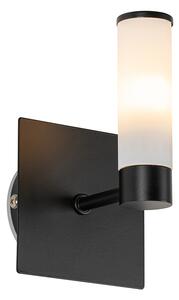 Moderné kúpeľňové nástenné svietidlo čierne IP44 - Vaňa