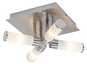 Moderné kúpeľňové stropné svietidlo oceľové 4-svetlové IP44 - Vaňa