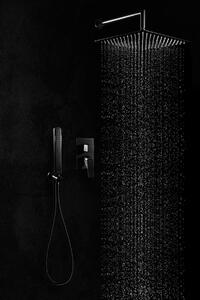 Deante Hiacynt, podomietková sprchová zostava s pákovou batériou + BOX, čierna matná, BXYZNQHM