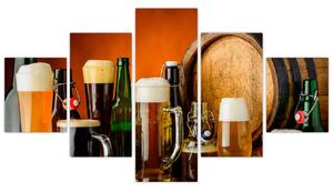 Pivo - obraz (Obraz 125x70cm)