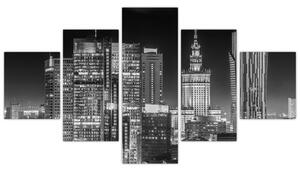 Nočné New York, obrazy (Obraz 125x70cm)
