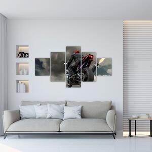 Obraz motorkárov (Obraz 125x70cm)