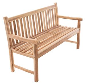 Záhradná lavica masív DIVERO 3-miestna 150 cm