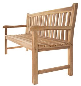 Záhradná lavica masív DIVERO 3-miestna 150 cm