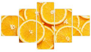 Plátky pomarančov - obraz (Obraz 125x70cm)