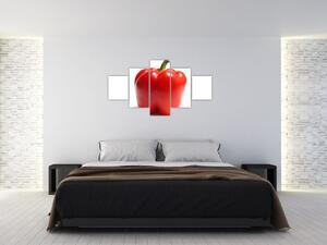 Paprika červená, obraz (Obraz 125x70cm)