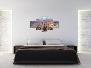 Panoráma mesta - obrazy (Obraz 125x70cm)